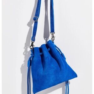 NWT Free people genuine suede Billie crossbody bag